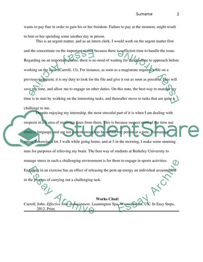 Internship at Passaic Court House