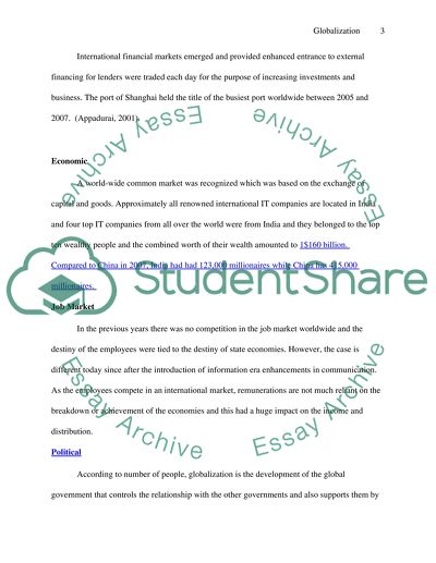 Globalization Procedure