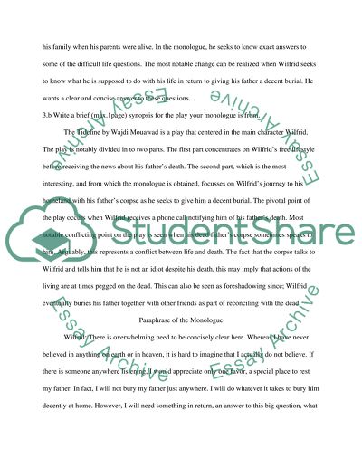 The Tideline by Wajdi Mouawad