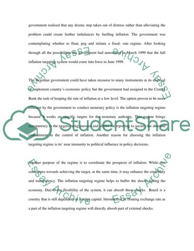 Success of Banco Central in Managing the Rate of Inflation