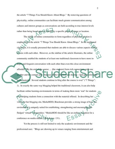 The Cultural Impact of Online Communities