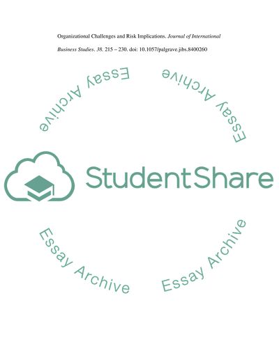 Stock Options and Multinational Corporations