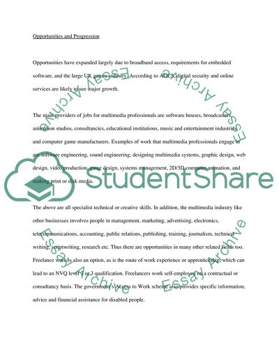 The UK Multimedia Industry