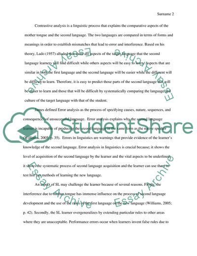 Peculiarities of the English Language Structure