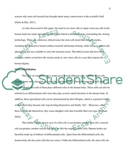 Understanding Stem Cells