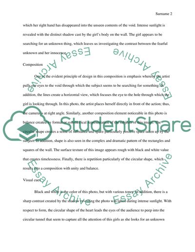 Visual Analysis of Daughter of the Dancers