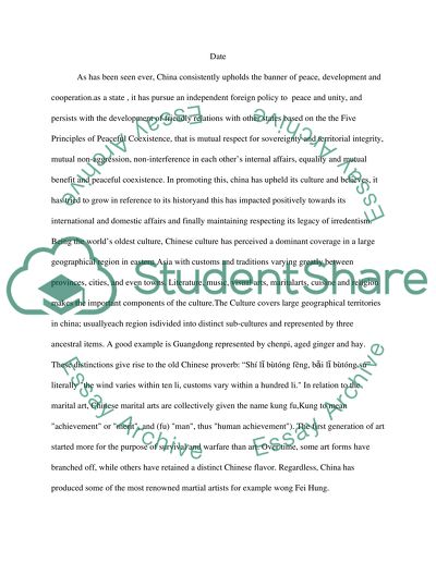 The International Relations of China