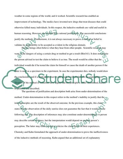 The Problem of Induction