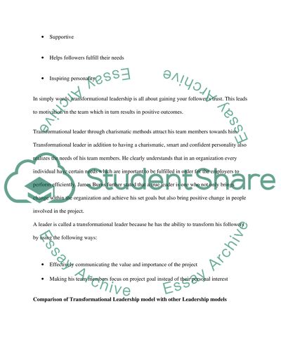 Benefits of transformational leadership vs other leadership models