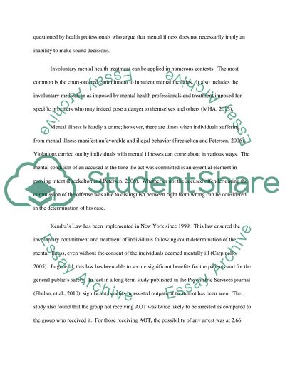 New York State Mental Hygiene Law - the Need for Involuntary Medication