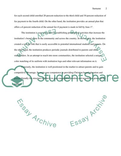 Florida Christian School 4Ps