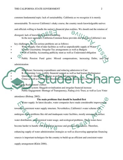 The California State Government