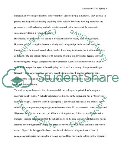 Automotive Coil Spring