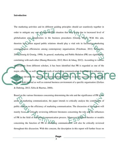 How Does Public Relations Contribute to Marketing Communication Efficiency