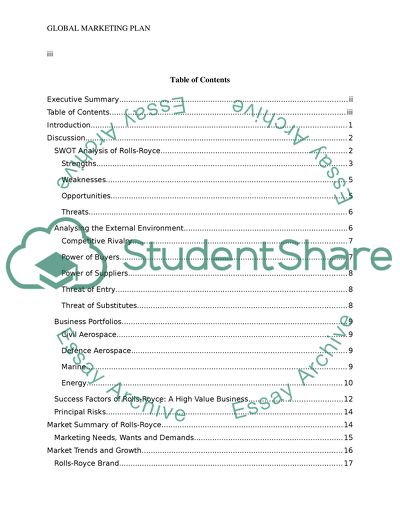 Rolls-Royce: Competing Within a Changing World