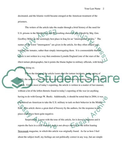 War on terror essay