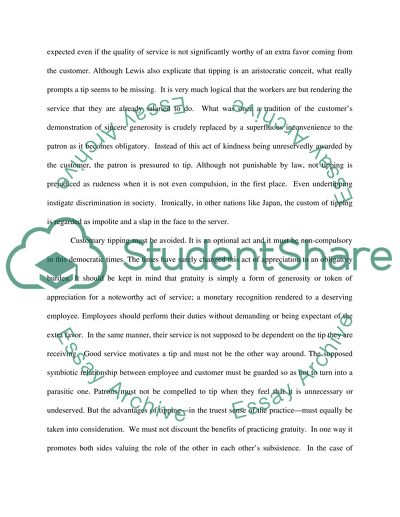 The Downbeat Surface of Tipping