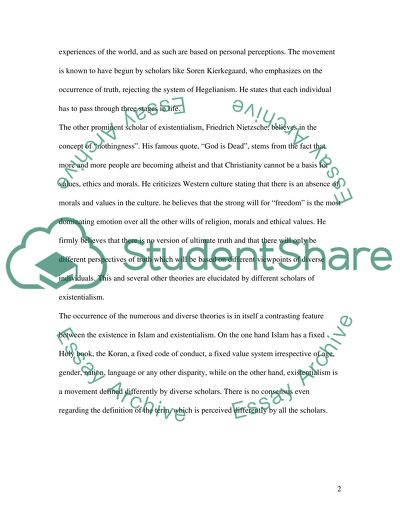 Purpose Of Existence And After Life In Islam Vs Existentialism Essay Purpose Of Existence And After Life In Islam Vs Existentialism How To Write Science Essay also Proposal Essay My Country Sri Lanka Essay English