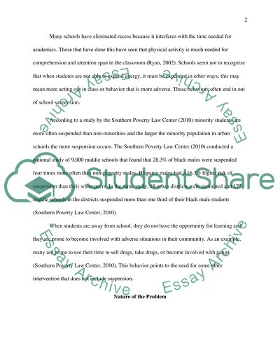 The Effects of Peer Mediation on Student Suspension of Middle School Students