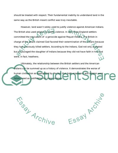 Settlements in the americas