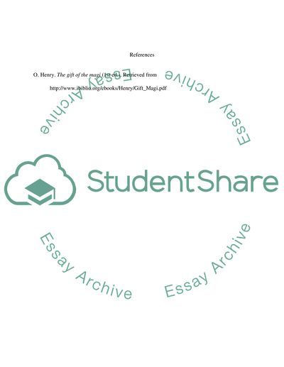 The Gift of the Magi by O. Henry