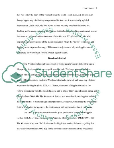 Woodstock and hippie culture