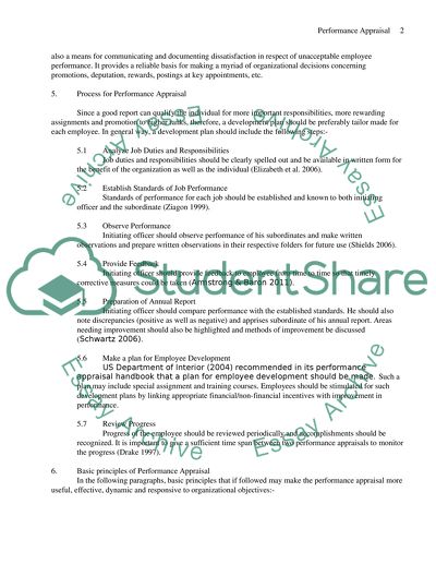 Assessing the Performance of People in the Organizations