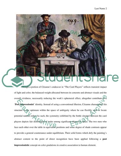 Assignment - Responses to Art