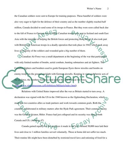 What Impact Did Second World War Have On Canadian Society