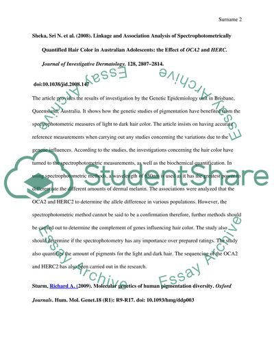 Annotated Bibliography