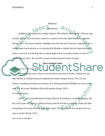 Buddhism as a Religion and a State of Philosophy