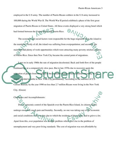 The Puerto Rican Americans