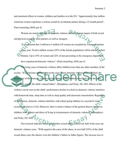 Strong Punishment to Prevent Domestic Violence