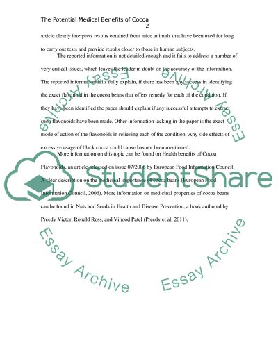 Response to Article Questions