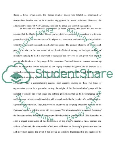 Political and Social History