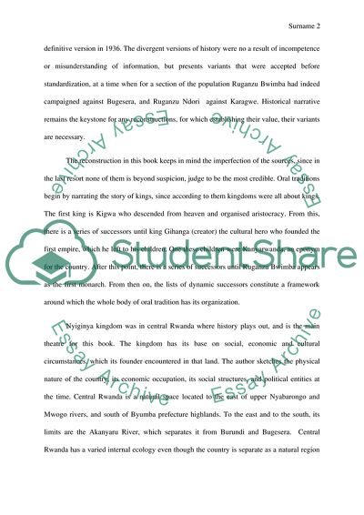 The Nyiginya Kingdom