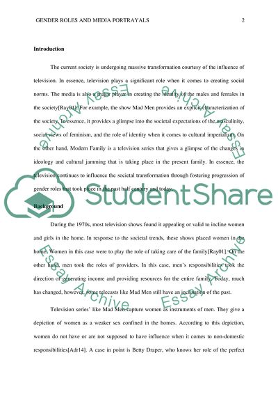 Gender Roles And Media Portrayals