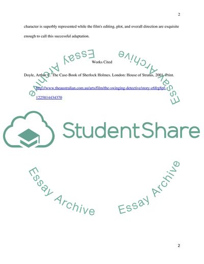 Sherlock Holmes Movie