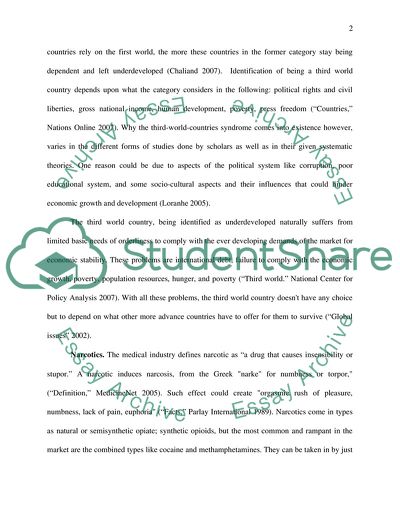 Third World Narcotic Suppliers