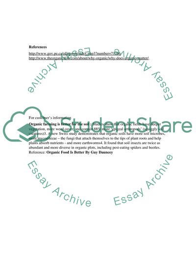 Consequences of Non-Organic Farming - Topsoil Erosion