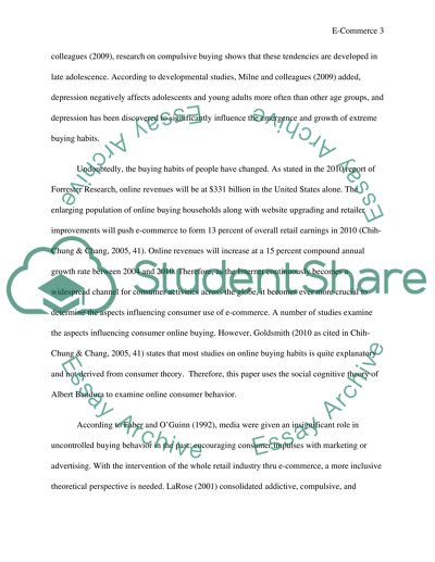 Online consumer behaviors