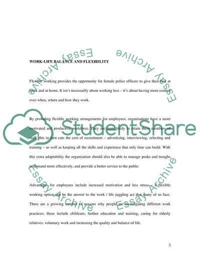 Arrangements on promoting equality for Policewomen