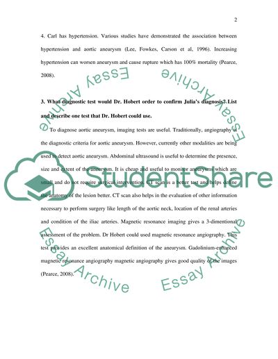 Case Study: Cardiovascular and Respiratory
