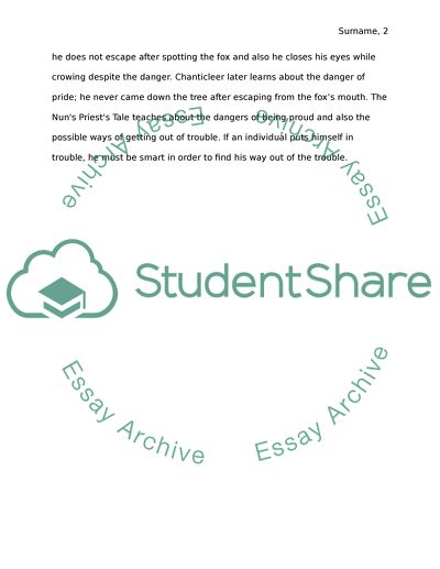 The Nuns Priests Tale