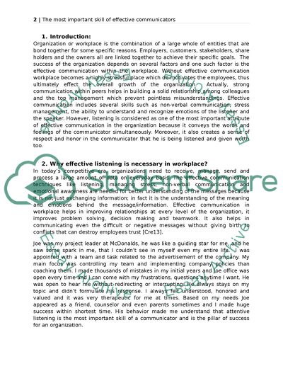 The Most Important Skill of Effective Communicators