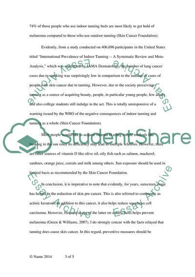 Does Tanning Cause Skin Cancer