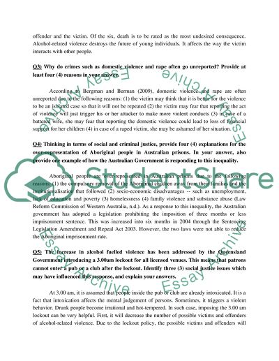 Analysing Australian Social Justice issues