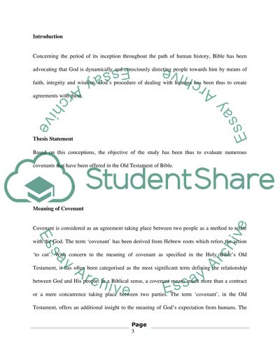 Covenant of the Old Testament