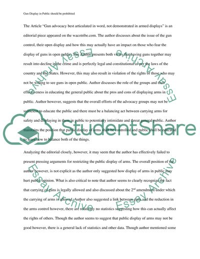 Summarize, analyze, and respond to the following article