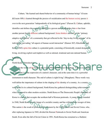 The Culture of North Korea